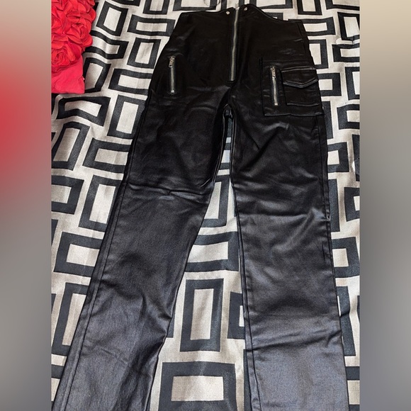 AKIRA Pants - Never worn Leather high waisted pants